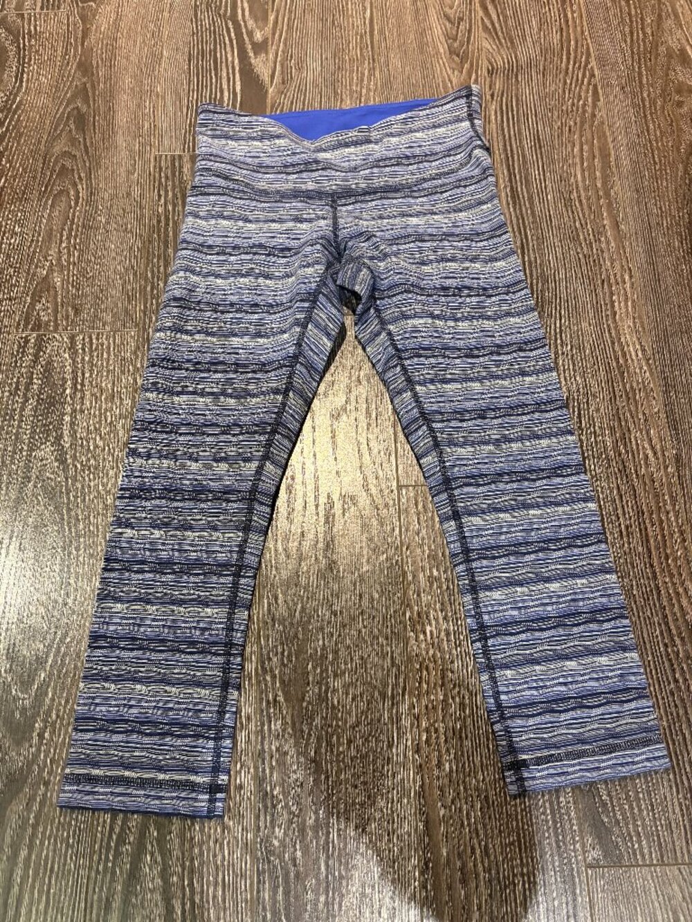 Lululemon Wunder Under Crop III Blue